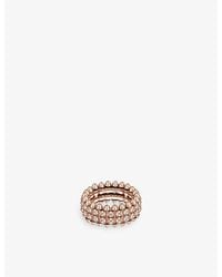 Cartier - Clash De 18Ct Rose- And 0.63Ct Brilliant-Cut Diamond Ring - Lyst