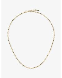 Missoma - Mini Paperclip 18Ct-Plated Stainless Steel Chain Necklace - Lyst