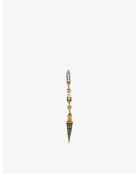 Kismet by Milka - Objet 0.04Ct Diamond Drop Earring - Lyst