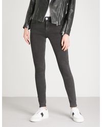 Sandro Skinny Mid-rise Jeans - Black