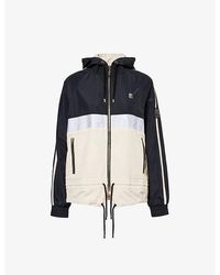 P.E Nation - Man Down High-neck Relaxed-fit Woven-blend Jacket - Lyst