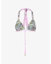 Heidi Klein - Reversible Triangle Bikini Top - Lyst