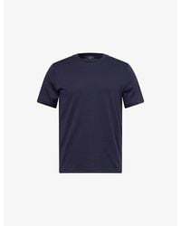 dunhill - Brand-Embroidery Short-Sleeves Cotton-Jersey T-Shirt - Lyst