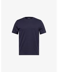 dunhill - Brand-Embroidery Short-Sleeves Cotton-Jersey T-Shirt - Lyst