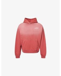 The Couture Club - Spray-Wash Logo-Print Cotton Hoody - Lyst