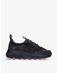 KG by Kurt Geiger Loaded Hiker Vegan-leather And Woven Sneakers - Black