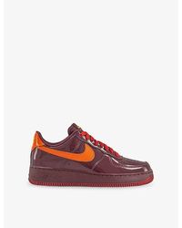 Nike - Air Force 1 Low Patent-Leather Trainers - Lyst