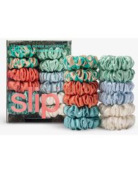 Slip - Minnie Elasticated Silk Scrunchies Pack Of 12 - Lyst
