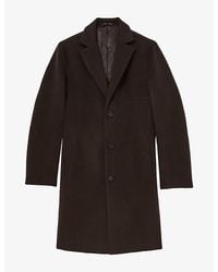 Reiss - Knight Single-Breasted Wool-Blend Coat - Lyst