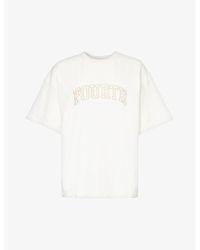 4th & Reckless - Croi Logo Text-print Cotton-jersey T-shirt - Lyst