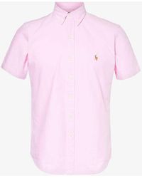 Polo Ralph Lauren - Slim-fit Short-sleeve Oxford-cotton Shirt - Lyst