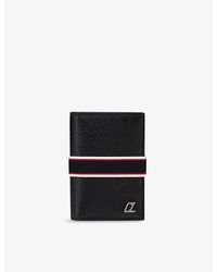 Christian Louboutin - F.a.v. Brand-band Grained-leather Card Holder - Lyst