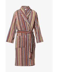 paul smith striped dressing gown
