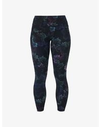 Sweaty Betty - Power Canopy-Print Workout Stretch-Woven Leggings - Lyst