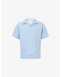 NN07 - Julio Short-Sleeve Cotton-Twill Shirt - Lyst