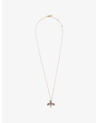 Kismet by Milka - Phoenix Mini 0.14Ct Diamond Pendant Necklace - Lyst