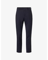 Paul Smith - Slim-Fit Mid-Rise Wool And Mohair-Blend Suit Trousers - Lyst