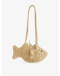 Damson Madder - Raffia Fish Bag - Lyst