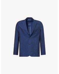 Paul Smith - Single-Breasted Slim-Fit Cotton And Linen-Blend Blazer - Lyst