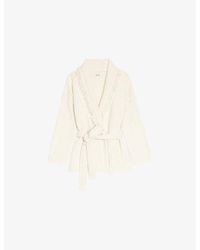 Zadig & Voltaire - Alpa Belted-Waist Wool And Cashmere-Blend Coat - Lyst