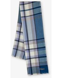Mulberry - Mega Check Lambswool Scarf - Lyst