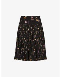 Boden Kristen Pleated Skirt Highland Highland in Green Lyst