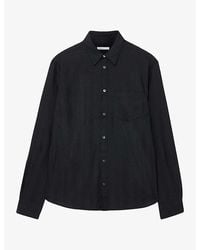 AllSaints - Duke Regular-Fit Long-Sleeve Woven Shirt - Lyst