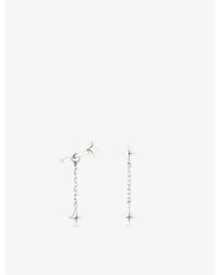 Astrid & Miyu - Cosmic Star 14Ct- Stud Drop Earrings - Lyst