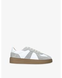 Arne - Classic Court Leather And Suede Trainers - Lyst