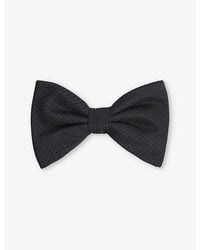 HUGO - Patterned Jacquard Silk Bow Tie - Lyst