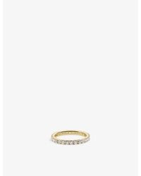 Monica Vinader - Eternity 14Ct- And 0.98Ct Lab-Grown Diamond Ring - Lyst