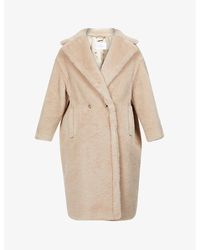 Max Mara - Teddy Alpaca Wool-Blend Coat - Lyst