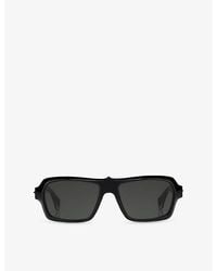 Christian Louboutin - Lb0027 Our Georges Rectangle-Frame Acetate Sunglasses - Lyst