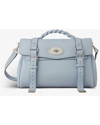 Mulberry - Alexa Grained Leather Satchel Bag - Lyst
