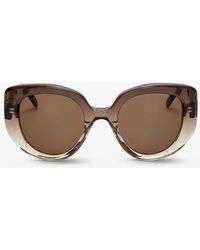 Loewe - Butterfly-frame Two-tone Acetate Sunglasses - Lyst