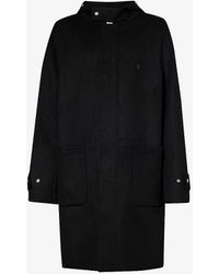 Givenchy - Double-faced High-neck Wool And Cashmere-blend Hooded Coat - Lyst