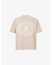 The Couture Club - Lake Como Graphic-Print Cotton T-Shirt - Lyst