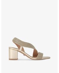 Carvela Kurt Geiger - Gala Woven Heeled Sandals - Lyst