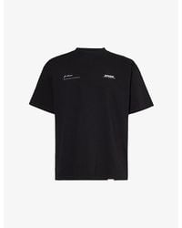 Represent - Patron Of The Club Brand-print Cotton-jersey T-shirt - Lyst