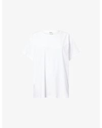 KHAITE - Winsley Crew-Neck Cotton T-Shirt - Lyst