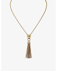 Cartier - Panthère De 18Ct-, 0.24Ct Brilliant-Cut Diamond, Tsavorite, Onyx And Lacquer Pendant Necklace - Lyst