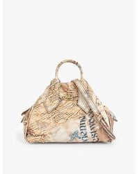 Vivienne Westwood - Yasmine Small Rubbish-print Coated-canvas Top-handle Bag - Lyst