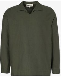 Marané - El Abrazo Open-neck Organic-cotton Shirt X - Lyst