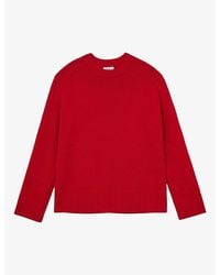 Reiss - Riley Long-Sleeve Wool And Cashmere Jumper - Lyst