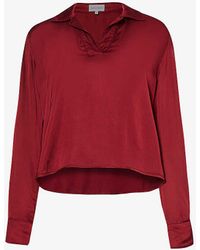 Bella Dahl - Pull-over Relaxed-fit Woven-blend Shirt - Lyst