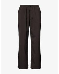 FRAME - Easy Straight-Leg Wool Trousers - Lyst