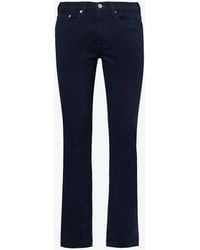 PS by Paul Smith - Brand-patch Five-pocket Regular-fit Stretch-denim Jeans - Lyst
