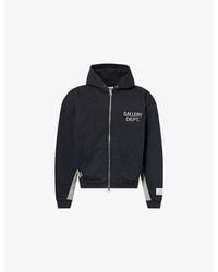 GALLERY DEPT. - Contrast-Panel Hooded Cotton-Jersey Sweatshirt - Lyst