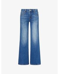 GOOD AMERICAN - Low-Rise Bootcut Denim Jeans - Lyst