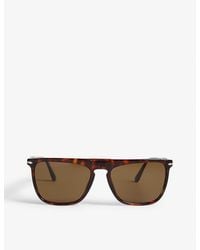 Persol - Po3225 Square-frame Havana Sunglasses - Lyst